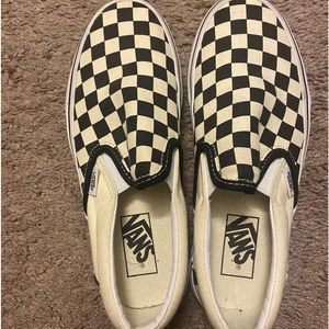 Women’s checkered vans